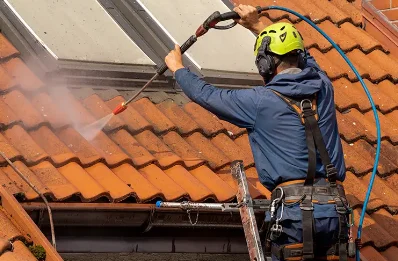 Démoussage et hydrofuge de toiture à Plancher-Bas